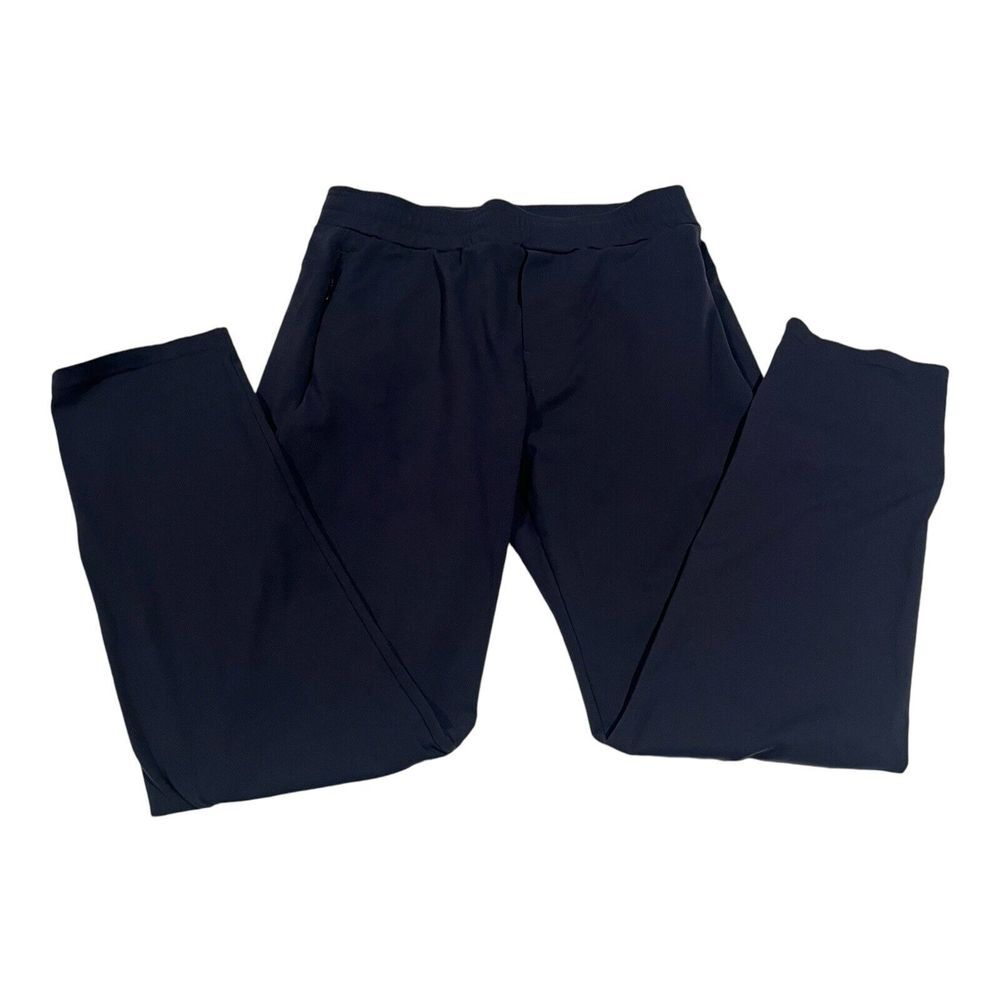Public Rec Pants Mens 32/32 Tag Black Jogger Nylon Spandex Stretch Zip Pockets